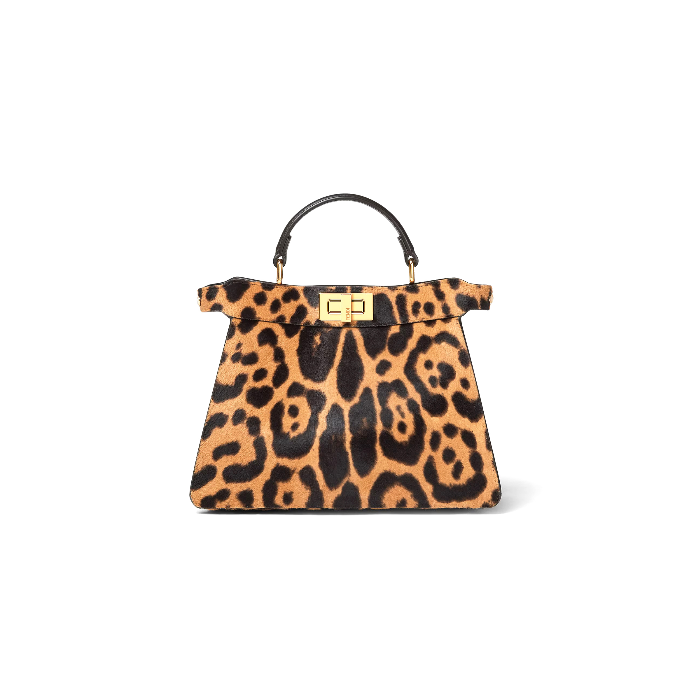 FENDI PEEKABOO ISEEU SMALL PRINTED CAVALLINO CALFSKIN BAG 8BN327AVQ5F0A6E (27*21*11cm)